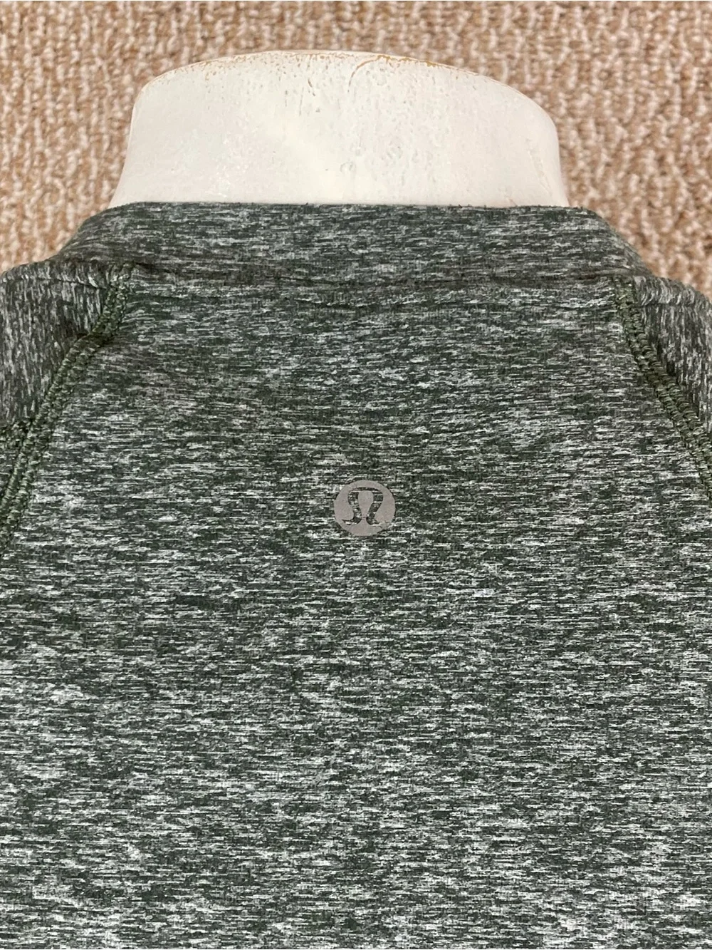 Lululemon Henley Shirt Mens Large Surge Warm Long Sleeve Cold Weather Gator Ws